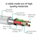 3m USB charging cable