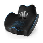 Ergonomic cushion with openwork design for everyday comfort