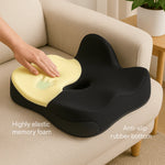Ergonomic cushion with openwork design for everyday comfort