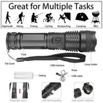 Ultra-Powerful Flashlight 90,000 Lumens XHP50.2