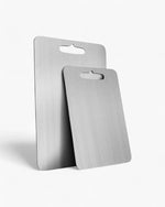 Antibacterial titanium cutting board for professional kitchens