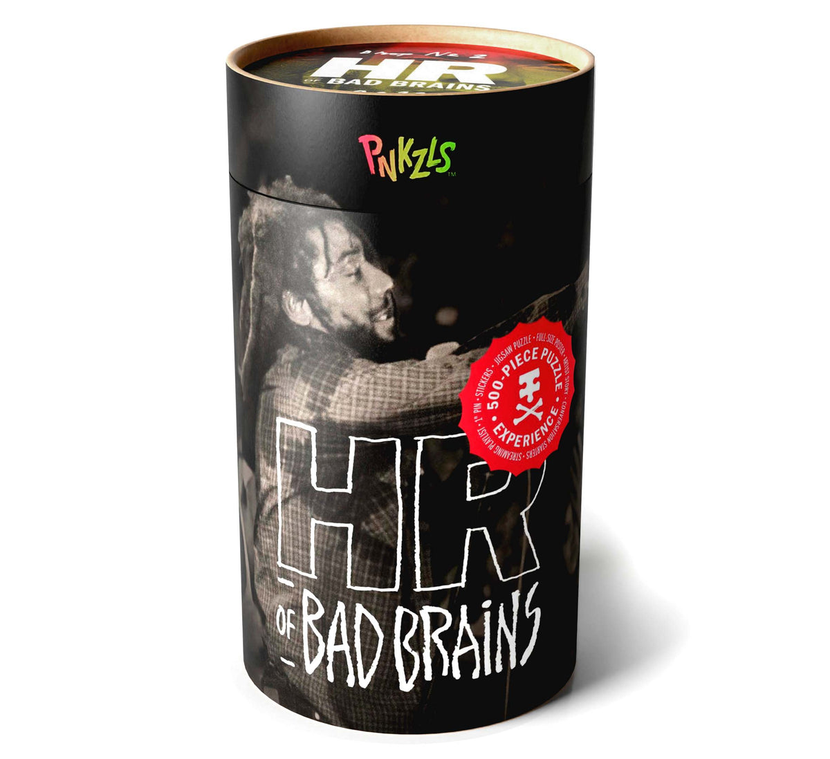 photograph of puzzle packaging front | H.R. of bad brains